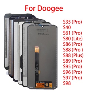 【พร้อมส่ง】อะไหล่หน้าจอสัมผัสดิจิทัล Lcd สําหรับ Doogee S35 S40 S61 S80 S86 S88 S95 S96 S97 S89 S98 S95 Pro Plus Lite YVMP