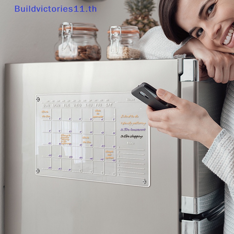 buildvictories11-ปฏิทินอะคริลิคใส-รายสัปดาห์-สําหรับบ้าน-โรงเรียน-ออฟฟิศ