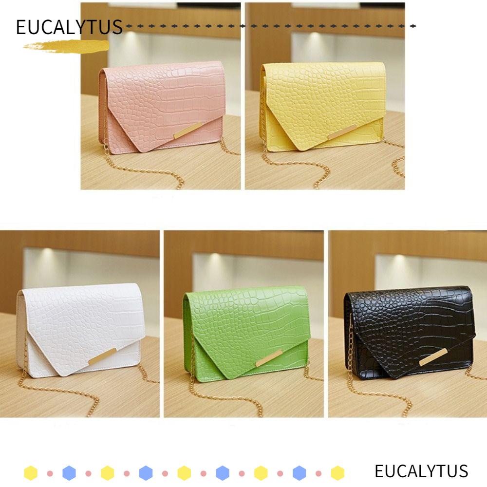 eutus-กระเป๋าสะพายข้าง-ขนาดเล็ก-สีพื้น-หรูหรา-สําหรับผู้หญิง