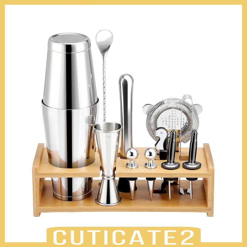 cuticate2-ชุดเครื่องปั่นเครื่องดื่มค็อกเทล-สําหรับบาร์เทนเดอร์-16-ชิ้น