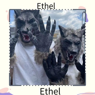 Ethel1 ถุงมือยาง หัวหมาป่า สําหรับปาร์ตี้ฮาโลวีน