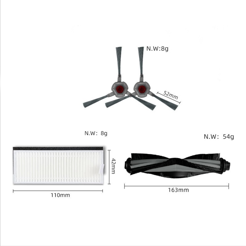 อะไหล่แปรงหลัก-แปรงข้าง-ผ้าม็อบ-ตัวกรอง-hepa-สําหรับหุ่นยนต์ดูดฝุ่น-ecovacs-deebot-n9