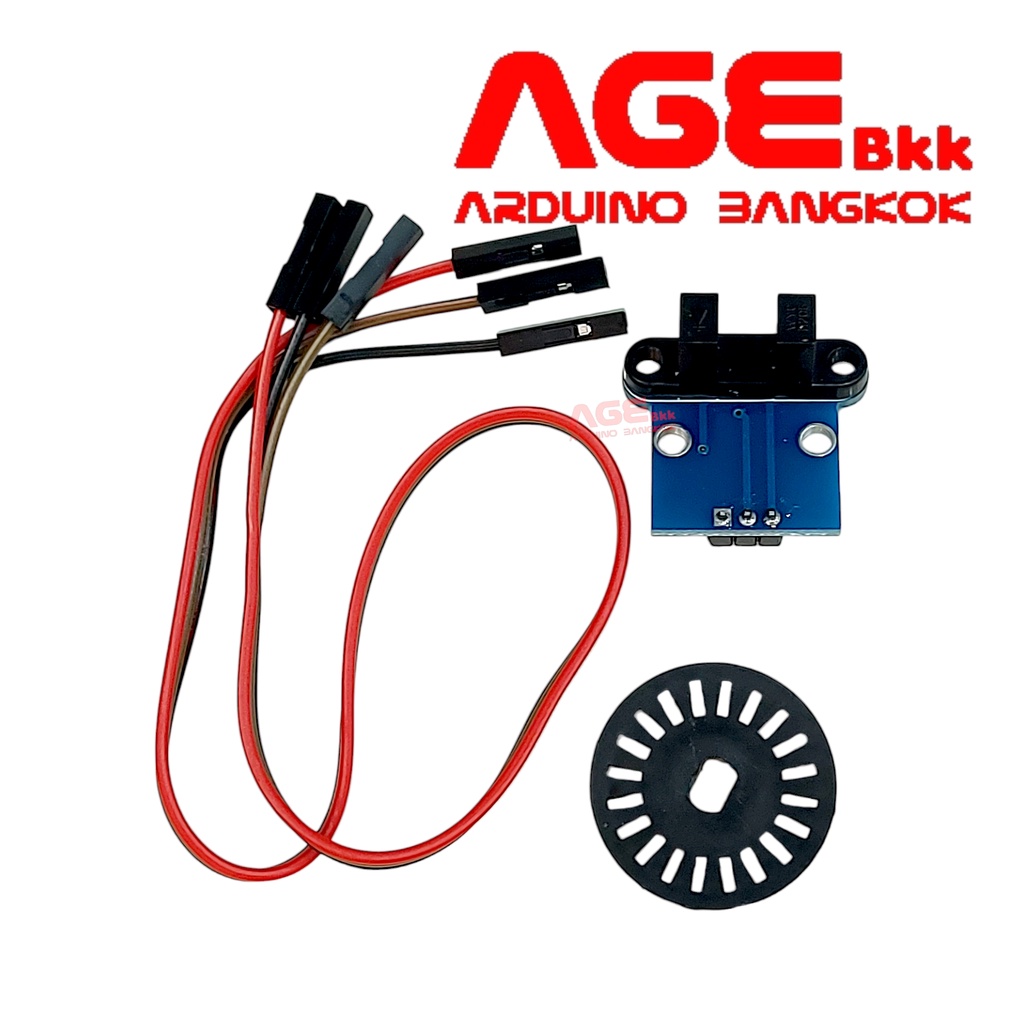 HC-020K เซนเซอร์นับรอบ 20 รอบ Module encoder Optical Wheel Encoder for ...