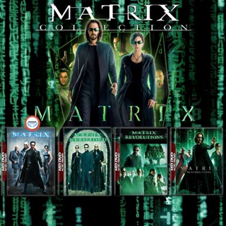 ใหม่! ดีวีดีหนัง The Matrix เดอะ เมทริคซ์ 1-4 DVD หนังใหม่ มาสเตอร์ เสียงไทย (เสียง ไทย/อังกฤษ | ซับ ไทย/อังกฤษ) DVD หนั