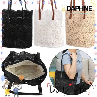 Daphne กระเป๋าสะพายไหล่ ผ้าลูกไม้โครเชต์ สไตล์โบโฮ เหมาะกับฤดูร้อน สําหรับผู้หญิง