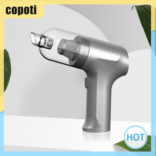 Copoti 2-in-1 เครื่องดูดฝุ่นในรถยนต์ 90W แบบชาร์จไฟได้ ขนาดเล็ก สําหรับบ้าน และรถยนต์