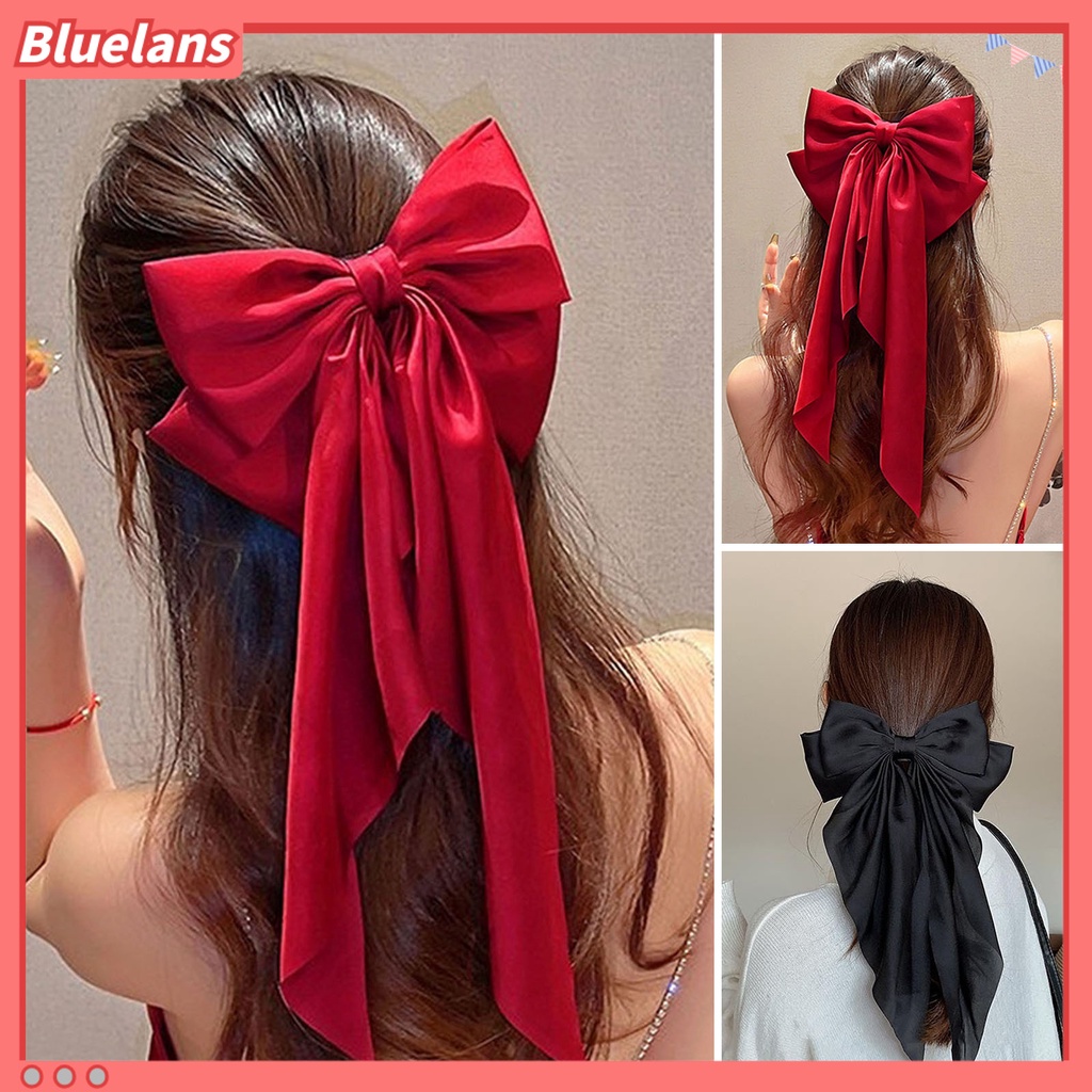 bluelans-กิ๊บติดผม-ริบบิ้นโบว์-ขนาดใหญ่-กันลื่น-สไตล์จีน-หรูหรา-เครื่องประดับผม