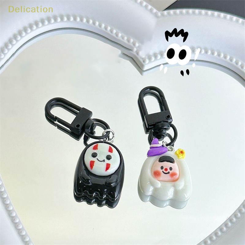 delication-พวงกุญแจ-จี้รูปฟักทองผี-ฮาโลวีนน่ารัก-สําหรับห้อยกระเป๋าเป้สะพายหลัง-หูฟัง-เคส-เครื่องประดับรถยนต์