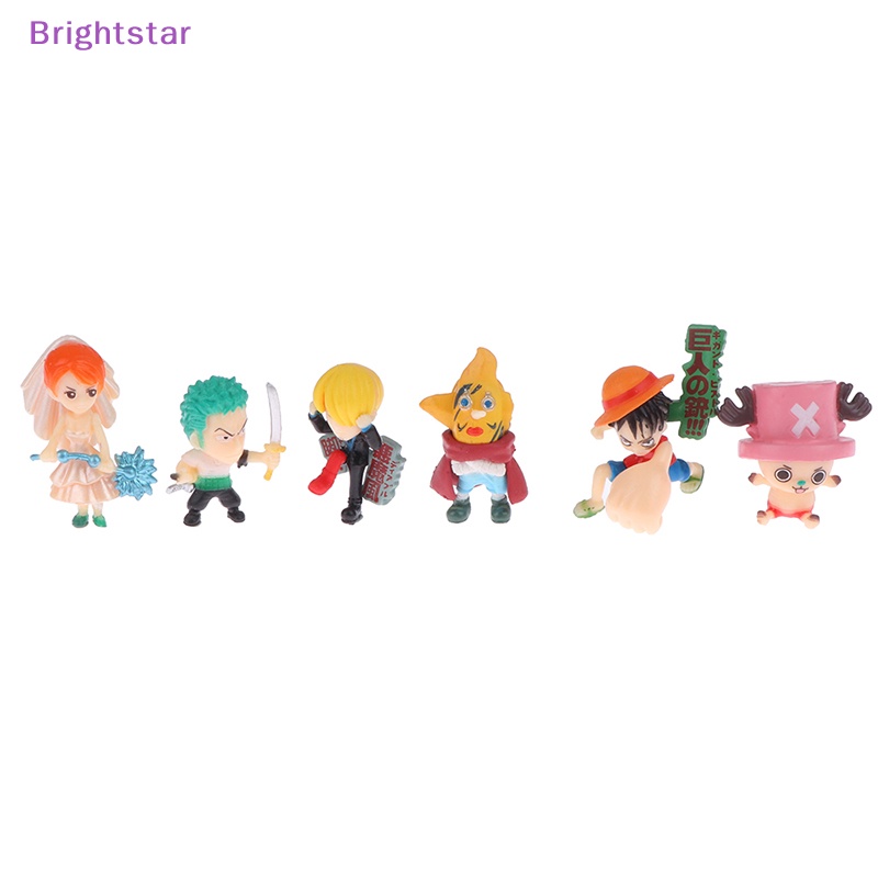 brightstar-ใหม่-โมเดลฟิกเกอร์-อนิเมะ-one-piece-น่ารัก-สําหรับตกแต่งบ้านตุ๊กตา-6-ชิ้น