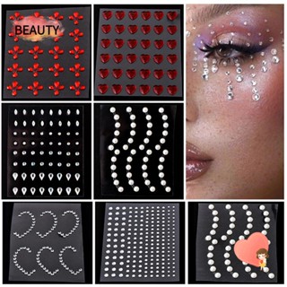 Beauty สติกเกอร์รอยสักชั่วคราว ลายดวงตา เครื่องประดับ สําหรับแต่งหน้า