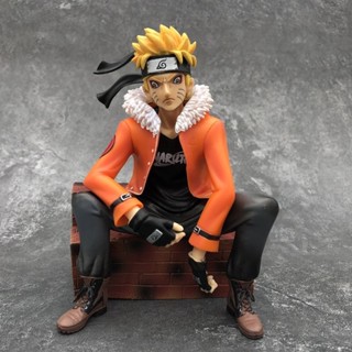 โมเดลฟิกเกอร์ รูปปั้นนารูโตะ GK Street Weared Naruto เหมาะกับของขวัญ ของเล่นสําหรับเด็ก