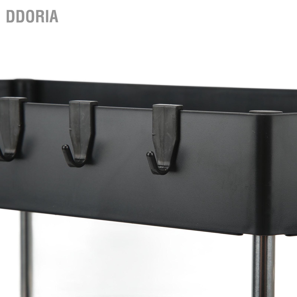 ddoria-ภายใต้อ่างล้างจานออแกไนเซอร์-2-ชั้นกลวงออกตู้เก็บของในห้องน้ำ-abs-ชั้นวางพร้อมตัวยึดสแตนเลสและตะขอ
