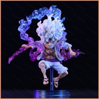 โมเดลตุ๊กตาฟิกเกอร์ One Piece Nika Luffy Sun God White Hair ขนาด 23 ซม. 10 ซม. ของขวัญ สําหรับตกแต่งบ้าน เก็บสะสม