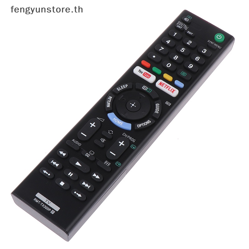 yunstore-รีโมตคอนโทรล-สําหรับ-sony-led-smart-tv-lcd-youtube-netflix-button-saep-kd-55xe8505-kd43x8500f-kd65x-rmt-tx300p