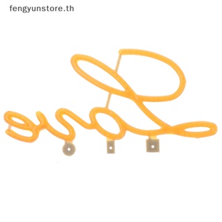 Yunstore หลอดไฟไดโอด LED 3V ลายตัวอักษร LOVE ยืดหยุ่น อุปกรณ์เสริม สําหรับตกแต่งงานแต่งงาน ปาร์ตี้ DIY