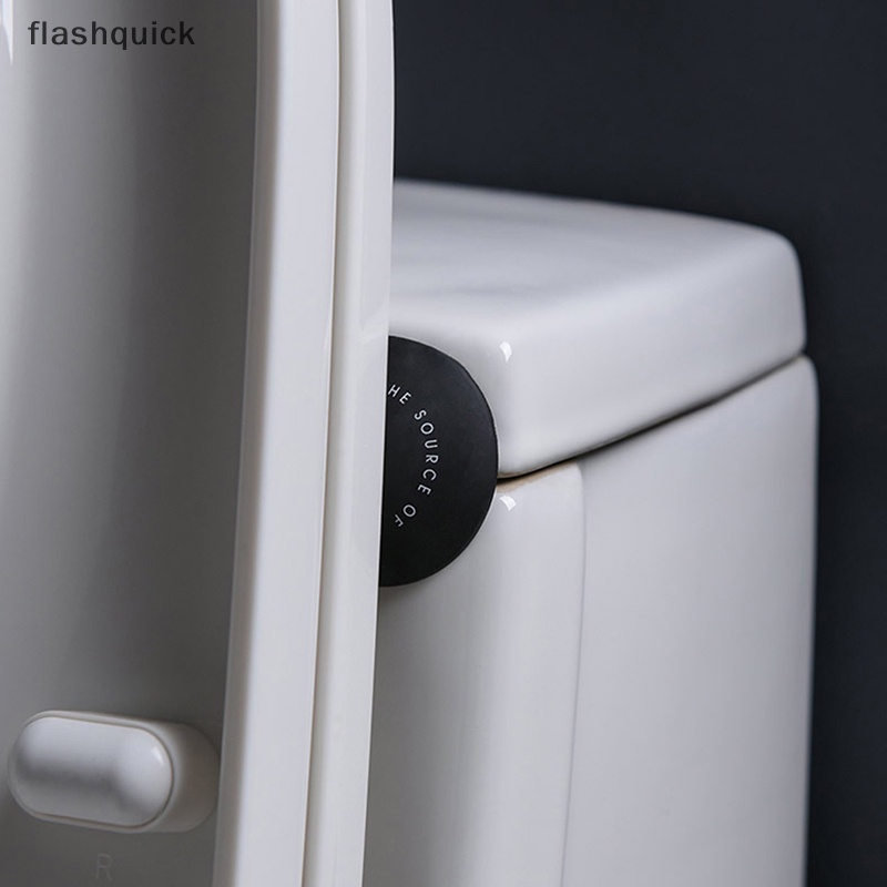 flashquick-4-ชิ้น-กาวในตัว-ยาง-ทรงกลม-ป้องกันผนัง-สติกเกอร์-มือจับประตู-ซิลิโคน-กันกระแทก-ดี