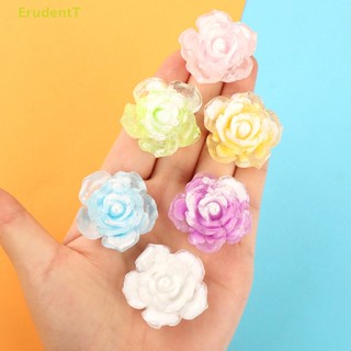 [ErudentT] ดอกกุหลาบเรซิ่นเรืองแสง DIY สําหรับตกแต่งเครื่องประดับ 5 ชิ้น