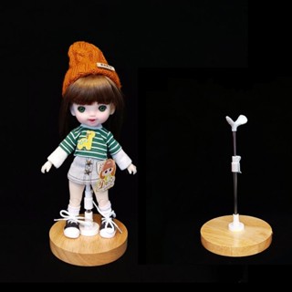 ขาตั้งโชว์ตุ๊กตาโลหะ ไม้ ปรับได้ สําหรับตุ๊กตา 1/8 1/6 1/4 1/3 BJD