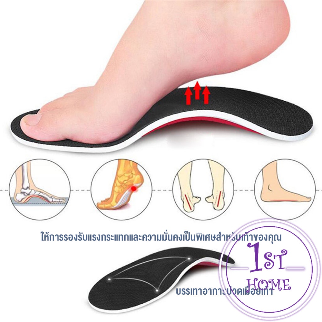 พื้นรองเท้าดูดซับแรงกระแทก-ป้องกันอาการปวดเท้า-insole