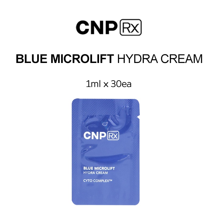 cnp-rx-blue-microlift-hydra-cream-1ml-x-30ea-moist-skin-elastic-skin-glowing-skin