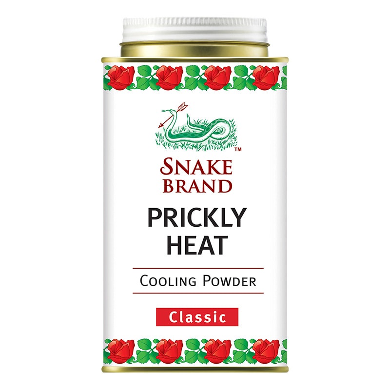 แป้งตรางู-prickly-heat-cooling-powder-140-mlสูตรดั้งเติม-แป้งตรางูสูตรลาเวนเดอร์-จาก-snake-brand-แป้งเย็น-แป้งฝุ่น