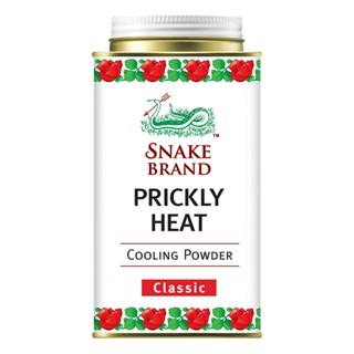 แป้งตรางู Prickly heat cooling powder 140 mlสูตรดั้งเติม - แป้งตรางูสูตรลาเวนเดอร์ จาก snake brand แป้งเย็น แป้งฝุ่น