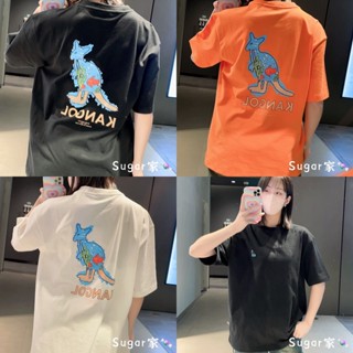 ใหม่ เสื้อยืดแขนสั้น พิมพ์ลาย ทรงหลวม อเนกประสงค์ แฟชั่นฤดูร้อน