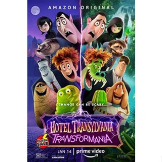 DVD ดีวีดี Hotel Transylvania Transformania โรงแรมผีหนีไปพักร้อน 4 (เสียง ไทย/อังกฤษ ซับ ไทย/อังกฤษ) DVD ดีวีดี