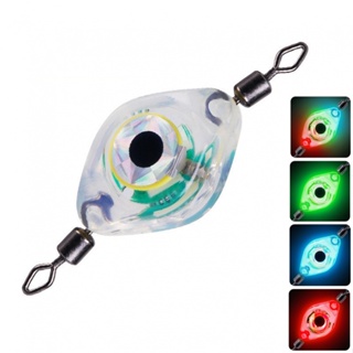 Double Rotating Ring Underwater Fisheye Lamp LED Fish Lure Light Fishing Bait Attracting Lamp