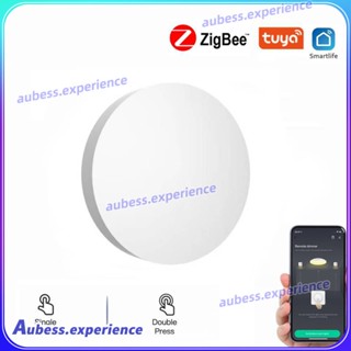 Tuya สมาร์ท Zigbee ฉากสวิทช์ไร้สายปุ่ม One-Touch สวิทช์ Zigbee การควบคุมเสียงสำหรับการควบคุมโทรศัพท์มือถือ Experth