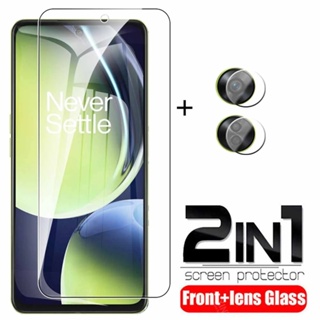 2in1 OnePlus Nord CE 3 Lite กระจกนิรภัย แบบเต็มจอ ฟิล์มกระจกนิรภัย ยางเต็มจอ + ฟิล์มเลนส์กล้อง Lnfinix Hot 30