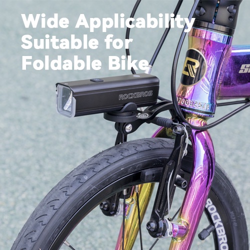 rockbros-ขาตั้งไฟหน้าจักรยาน-อะลูมิเนียมอัลลอย-สําหรับ-brompton-gopro