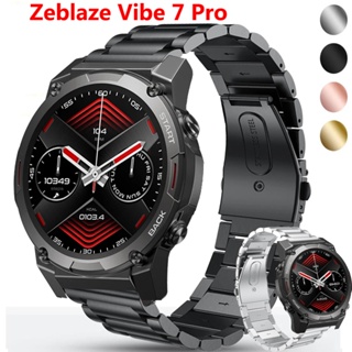 สายนาฬิกาข้อมือสเตนเลส 22 มม. สําหรับ Zeblaze Vibe 7 Pro Vibe 7 Lite