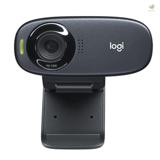 Logitech C310 กล้องเว็บแคม 720P ปรับแสงอัตโนมัติ ตัดเสียงรบกวน สําหรับการประชุมทางวิดีโอ การสอนออนไลน์