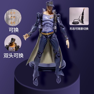 [New product in stock] JOJOs wonderful adventure BIG Super image movable large 21.5cm platinum Starry Sky strip chengtaro hand-made machine ORFU