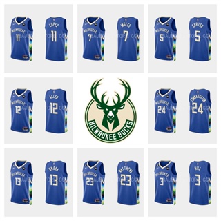 2022-2023 Milwaukee Bucks เสื้อสเวตเตอร์ของเสื้อบาสเก็ตบอล NBA Jersey