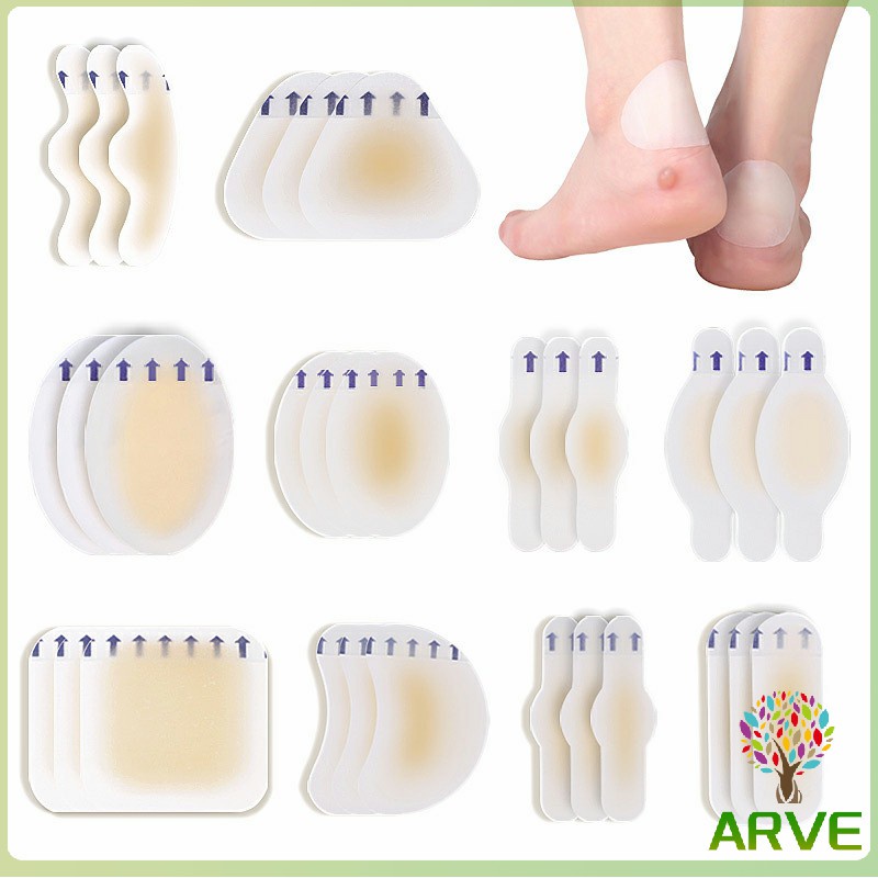 พลาสเตอร์ซิลิโคนแปะเท้ากันกัด-ไฮโดรเจล-ราคาต่อ-1-ชิ้น-anti-wear-foot-artifact