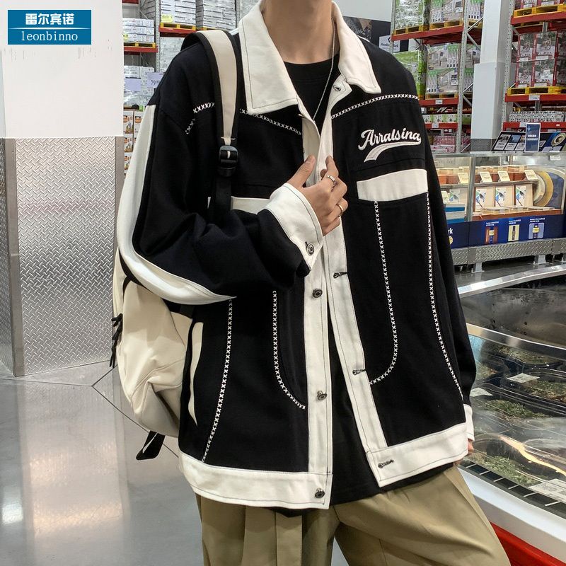 เสื้อยีนส์-แจ็คเก็ตยีนส์ชายรุ่นเกาหลีเสื้อแจ็คเก็ต