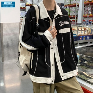 🔥เสื้อยีนส์ แจ็คเก็ตยีนส์ชายรุ่นเกาหลีเสื้อแจ็คเก็ต