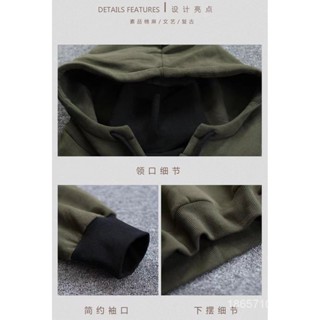 พร้อมส่ง เสื้อกันหนาวแขนยาว ผ้าฟลีซ แบบหนา มีฮู้ด แฟชั่นฤดูใบไม้ร่วง และฤดูหนาว สไตล์เกาหลี สําหรับผู้หญิง
