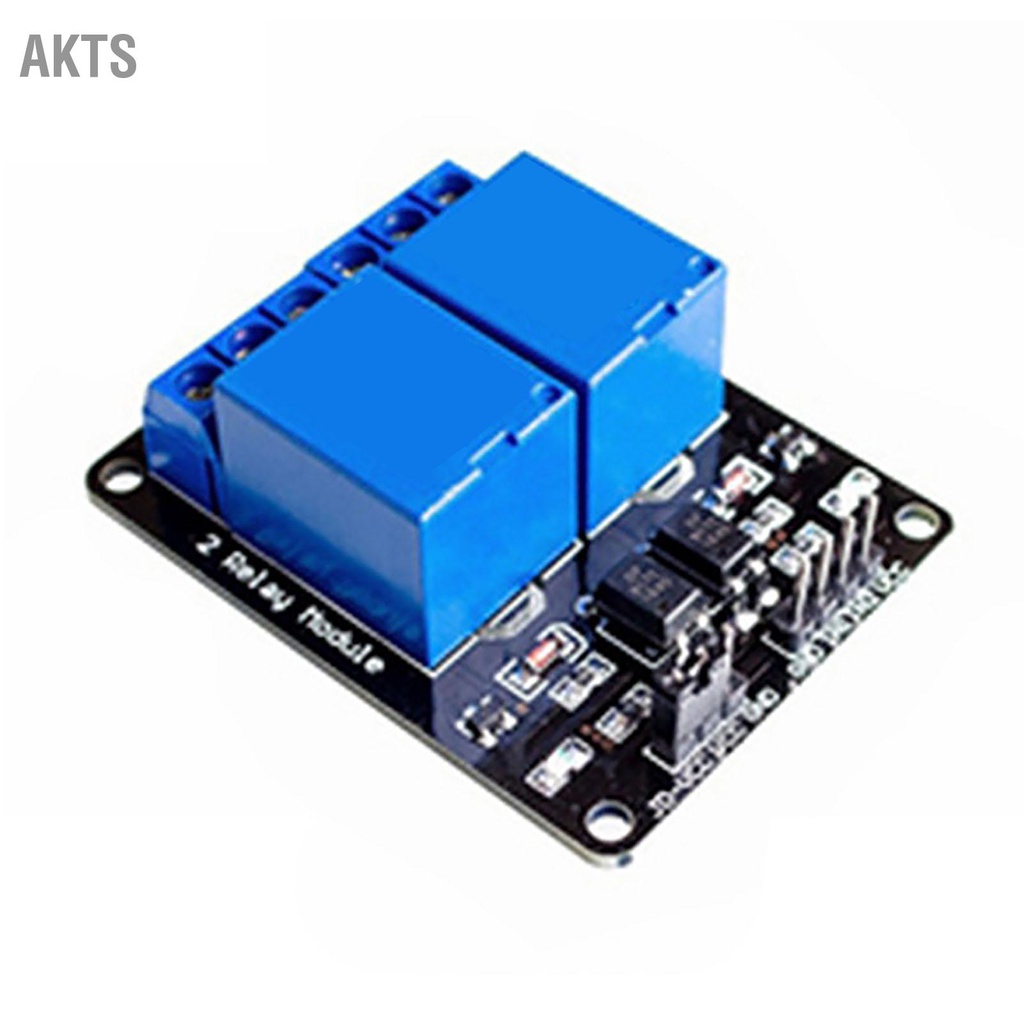 akts-โมดูลรีเลย์-2-ช่องสัญญาณออปโตคัปเปลอร์การป้องกันการขยายอุปกรณ์เสริมบอร์ดพัฒนา-scm