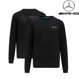 ใหม่ล่าสุด เสื้อกีฬาแขนยาว ลายทีมแข่ง F1 AMG Petronas F1 และเสื้อยืดแขนยาว แฟชั่นฤดูร้อน สําหรับทุกเพศ 2023