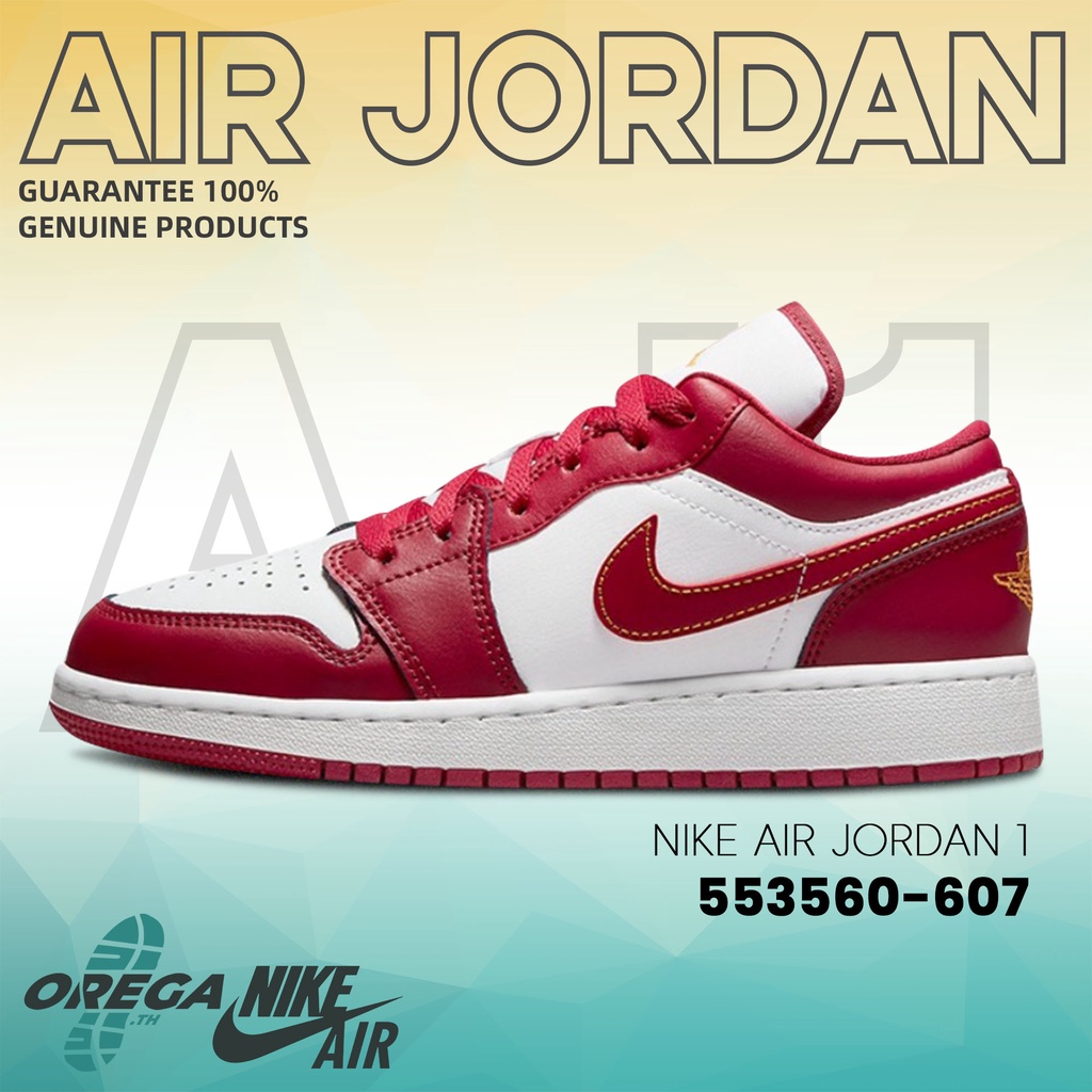 100-แท้-air-jordan-1-low-553560-607-รองเท้าผ้าใบ