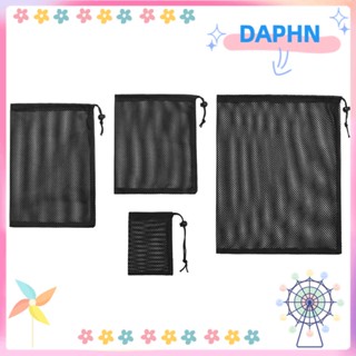 DAPHS ถุงซักผ้า ผ้าตาข่าย อเนกประสงค์ แบบผูกเชือก สําหรับเดินทาง ใช้ในบ้าน