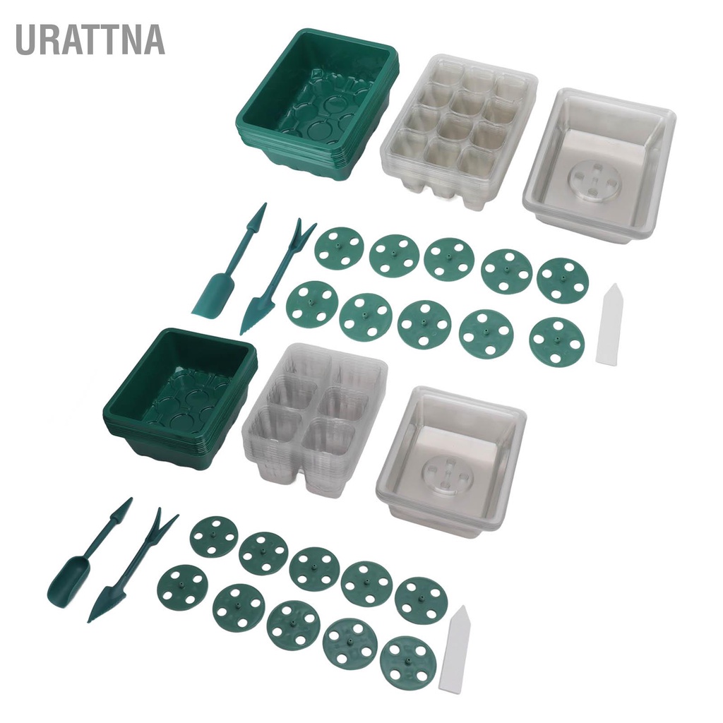 urattna-seed-starter-tray-ถาดเพาะต้นกล้าพลาสติกใสสำหรับทำสวนพืชสวน