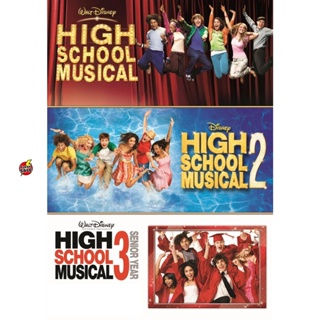 DVD ดีวีดี High School Musical มือถือไมค์ หัวใจปิ๊งรัก ภาค 1-3 DVD Master เสียงไทย (เสียง ไทย/อังกฤษ ซับ ไทย/อังกฤษ) DVD