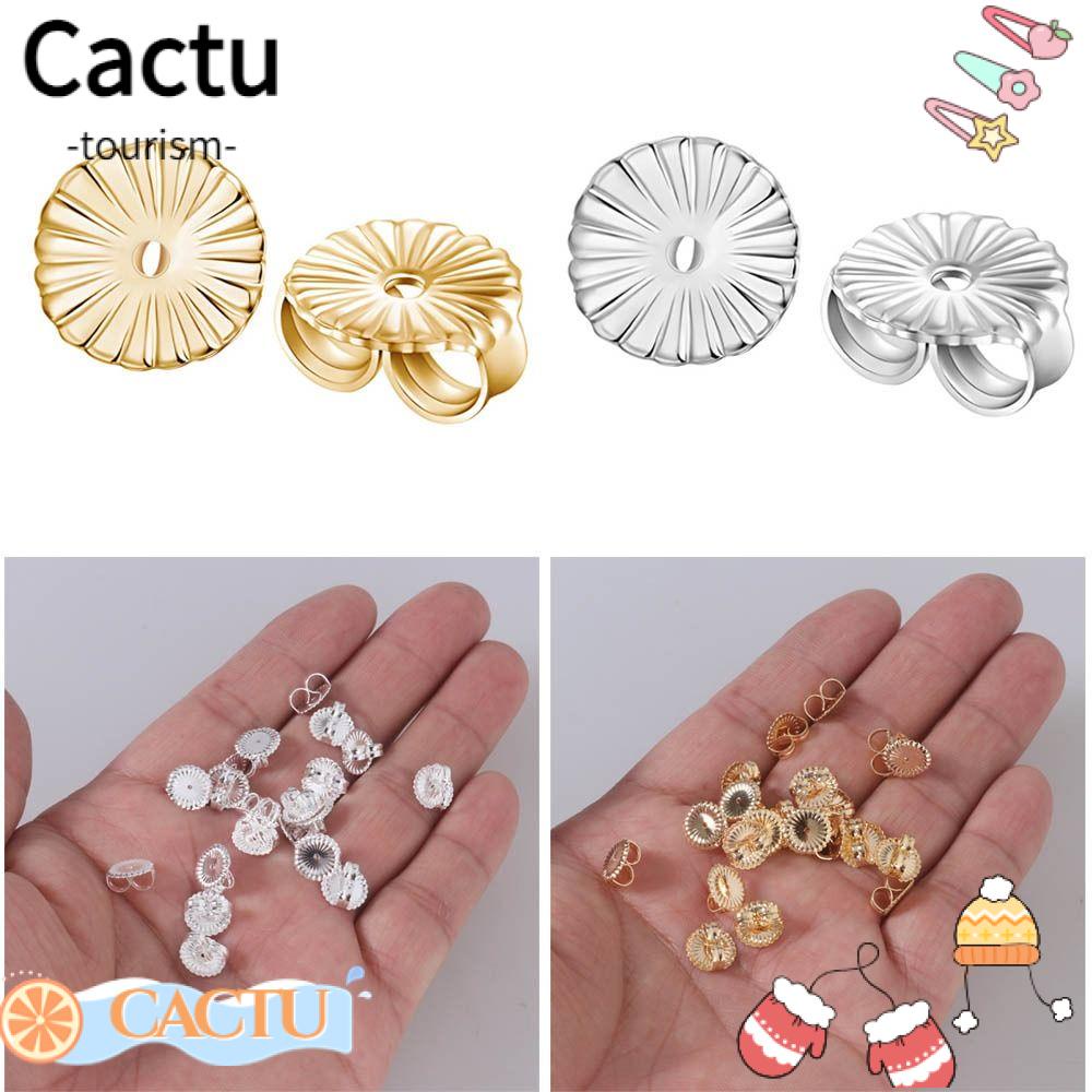 cactu-ต่างหูซิลิโคน-ทอง-18k-925s-กันแพ้-ใส่สบาย-อุปกรณ์เสริม-สําหรับเครื่องประดับ