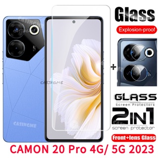 Tecno Camon 20 Pro 2023 ฟิล์มกระจกนิรภัยกันรอยหน้าจอ แบบเต็มจอ สําหรับ Camon 20 Pro Camon20Pro 20Pro 4G 5G