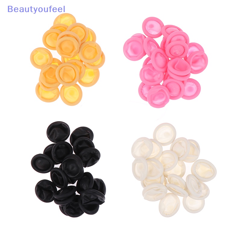 beautyoufeel-ถุงมือยางธรรมชาติ-กันลื่น-ทนทาน-แบบใช้แล้วทิ้ง-100-ชิ้น