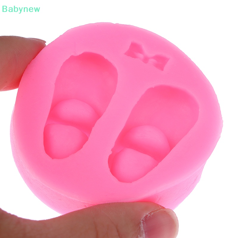 lt-babynew-gt-แม่พิมพ์ซิลิโคน-รูปรองเท้าเด็กน่ารัก-3d-สําหรับตกแต่งเค้กช็อคโกแลต-ฟองดองท์-1-ชิ้น